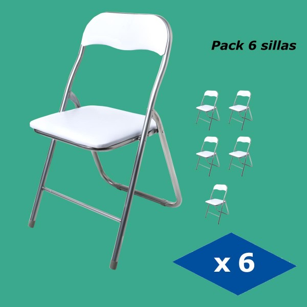 Pack 6 Sillas plegables Polo