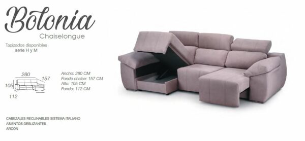 Sofá cama Bolonia - Imagen 5